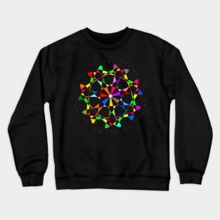 Multicolor Mandala Crewneck Sweatshirt